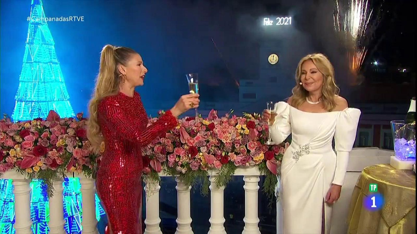 Campanadas 2021 - Así han sido las 12 campanadas con Anne y Ana - Campanadas de Fin de Año | Ver