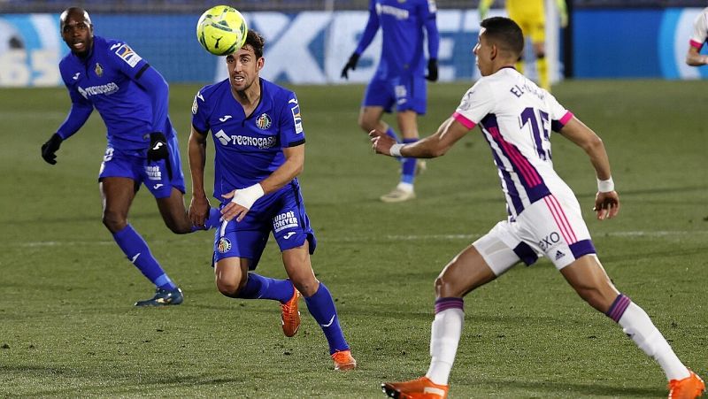 Weissman sorprende al Getafe y el Valladolid arranca tres valiosos puntos del Coliseum