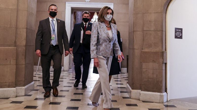 Nancy Pelosi, reelegida presidenta de la Cámara de Representantes de Estados Unidos