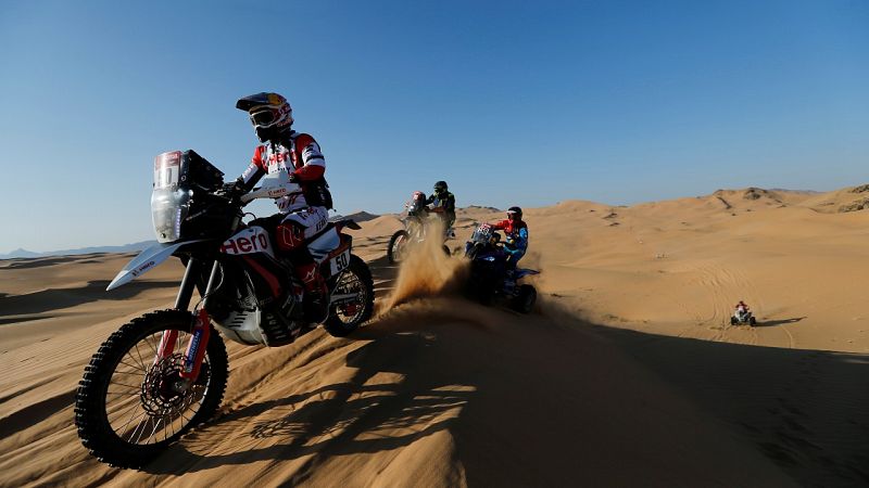 El piloto indio Santosh, en coma inducido tras un accidente en el Dakar