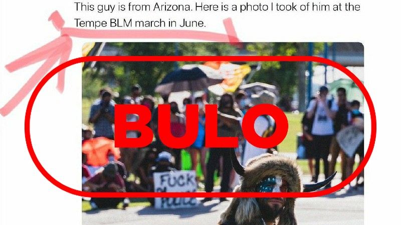 El presunto chamán que no es antifa y otros bulos del asalto al Capitolio