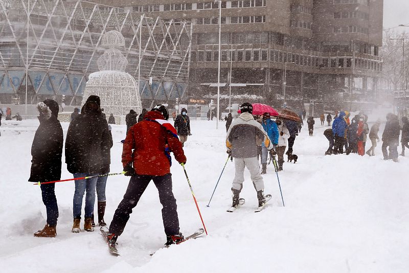 Así hemos contado el temporal Filomena que ha colapsado media España con intensas nevadas