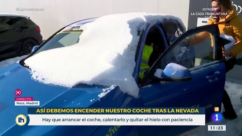 Las claves para sacar tu coche de la nieve o el hielo tras la borrasca Filomena