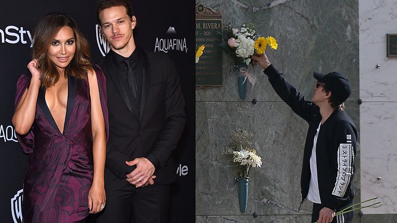 Ryan Dorsey lleva flores a la tumba de Naya Rivera en el que habría sido su 34 cumpleaños