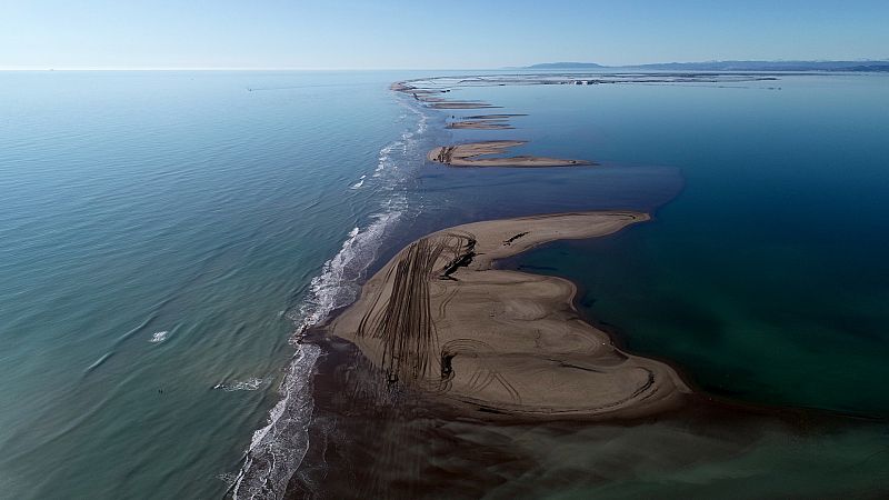 El 35% de la barra del Trabucador queda finalment submergida