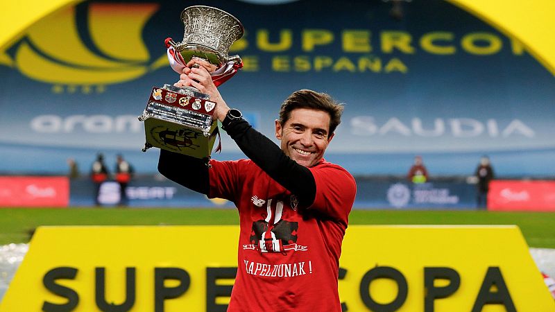 El triunfo de Marcelino en la Supercopa le llegó con el Athletic