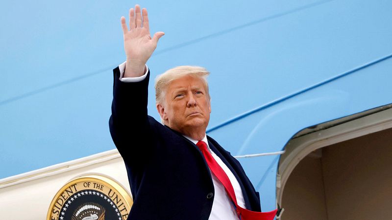 Trump se muestra orgulloso de ser "el primer presidente" sin "nuevas guerras" en su discurso de despedida