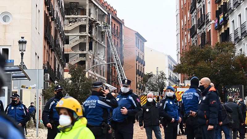 Testigos de la explosión en Madrid: "Estábamos comiendo y se nos ha caído la pared"