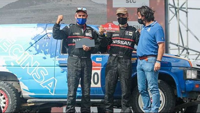 Los hermanos Benavente concluyeron su primer Dakar con un coche hecho en Cantabria