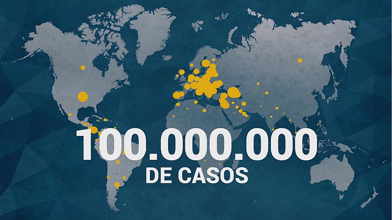 Cien millones de casos de COVID y varias vueltas al mundo