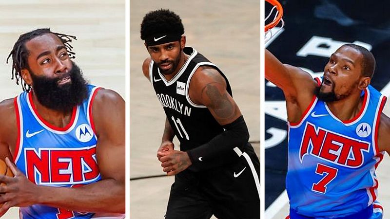 Harden, Irving y Durant, el 'Big Three' más caro de la historia que busca sitio entre los equipos más grandes de la NBA