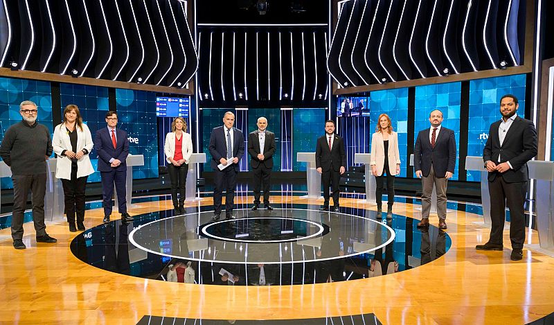 Directo debate 14F: Así contamos el debate a nueve de los candidatos a las elecciones catalanas del 14F