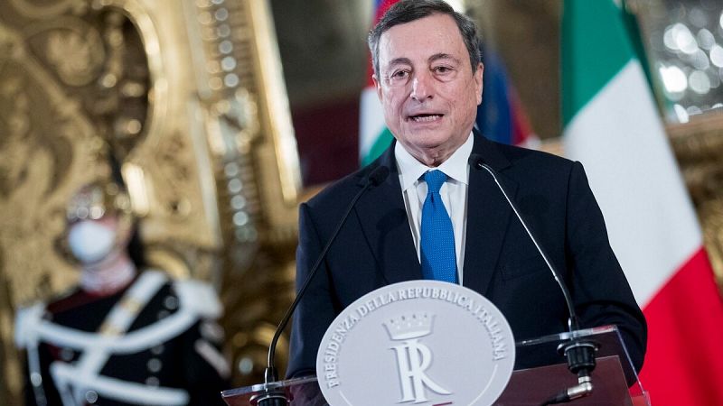 Draghi acepta formar Gobierno en Italia: "La emergencia requiere soluciones a la altura"