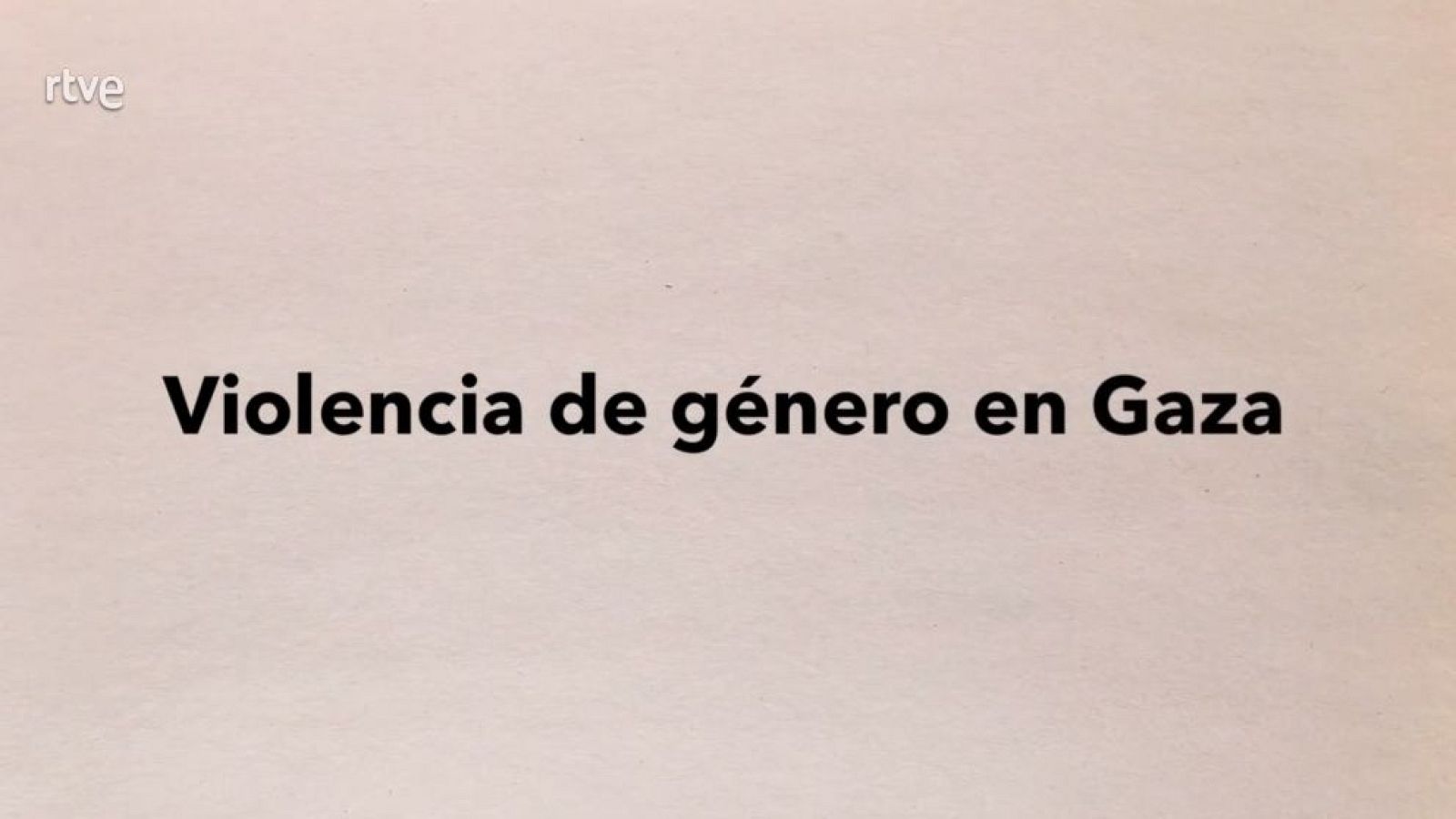 Violencia de género en Gaza