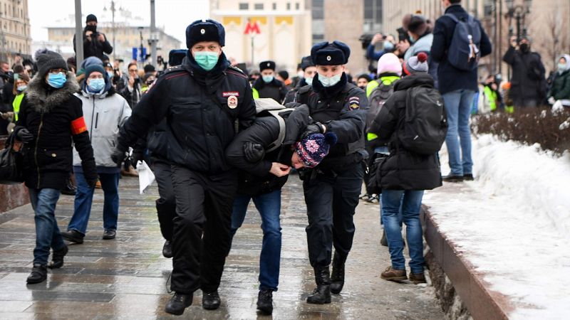 Las protestas en apoyo a Navalny, la "gran pesadilla" de Putin