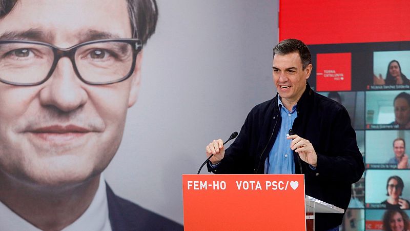 Sánchez llama a concentrar el voto de la izquierda en el PSC: "Illa es el único capaz de un cambio sin revanchas"