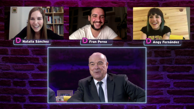 'Los Serrano' en 'La noche D': Así ha sido el reencuentro de Antonio Resines con sus "hijos" Fran Perea y Natalia Sánchez