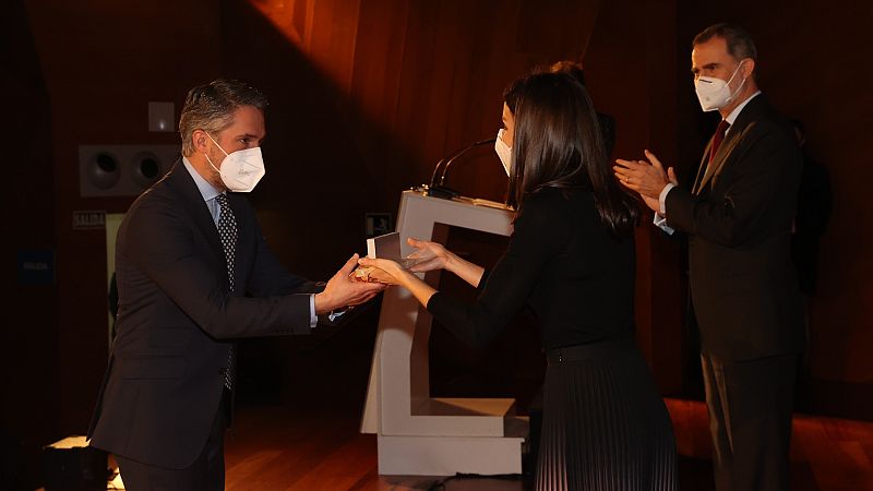 Carlos Franganillo recoge el Premio APM a mejor periodista de 2019