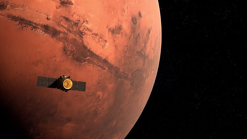 La sonda Hope enviada por Emiratos Árabes Unidos logra entrar con éxito en la órbita de Marte