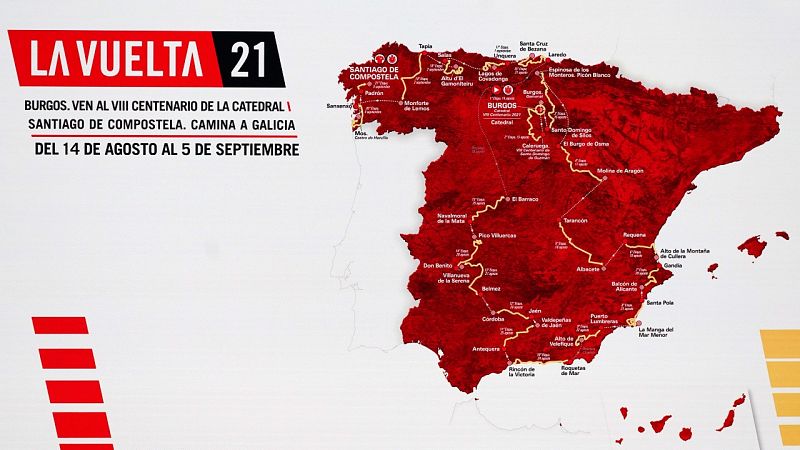 La Vuelta desvela el inédito Gamoniteiro como antesala de la crono final en Santiago de Compostela