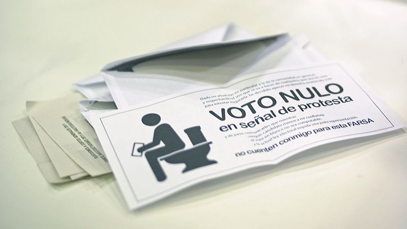 Voto en blanco, voto nulo y abstención, la pregunta de todas las elecciones