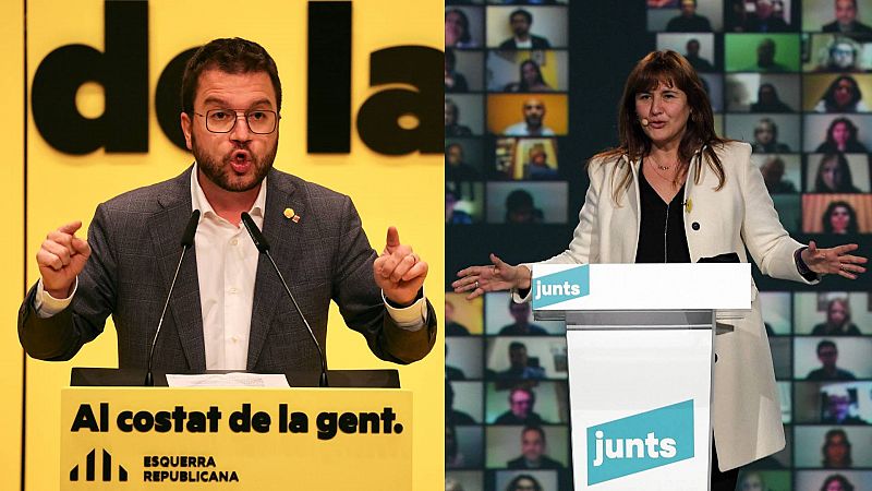 ERC gana la batalla independentista a Junts y Aragonès roza la presidencia de la Generalitat