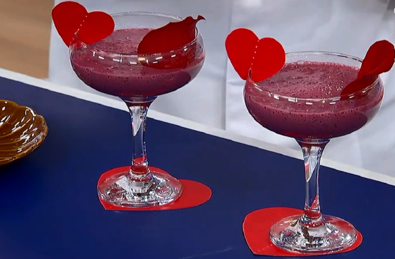 Batido de frutos rojos