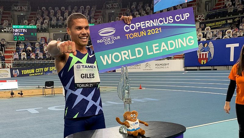 El atleta británico Elliot Giles deslumbra en Torun