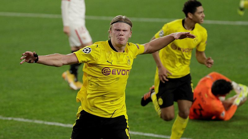 Haaland engulle al Sevilla en el Pizjuán