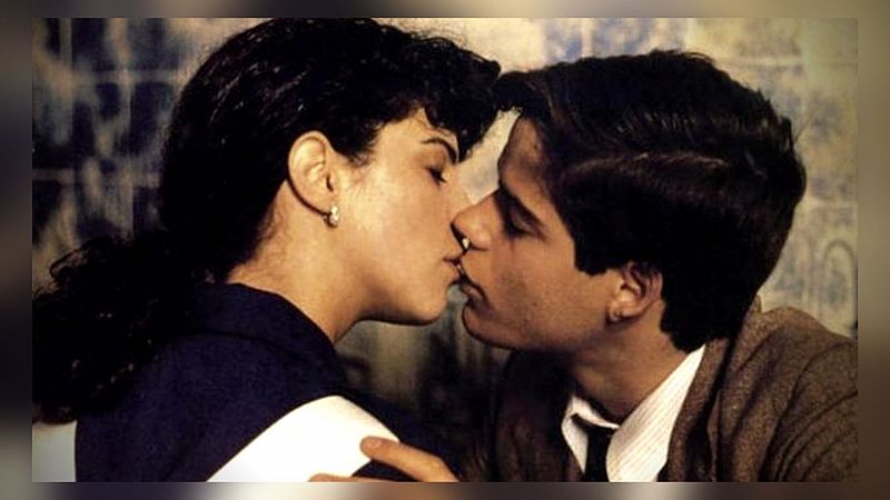 El primer beso de Maribel Verdú y Jorge Sanz
