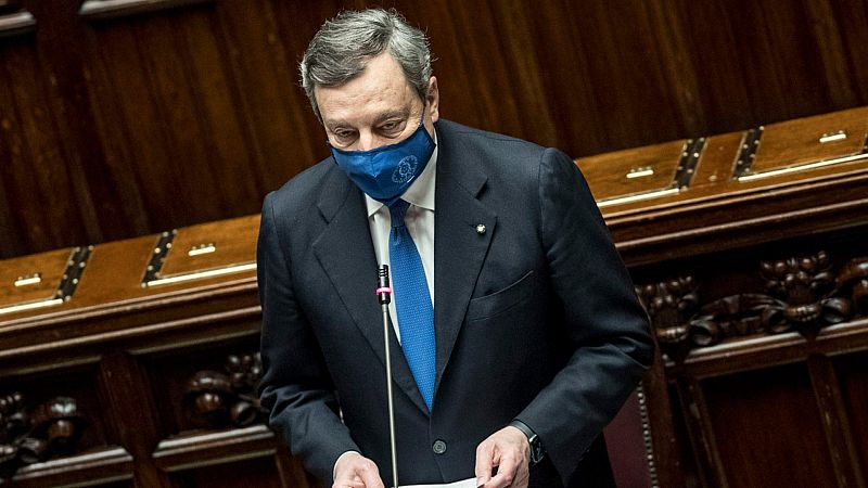 El Gobierno de Mario Draghi logra su investidura en el Parlamento italiano
