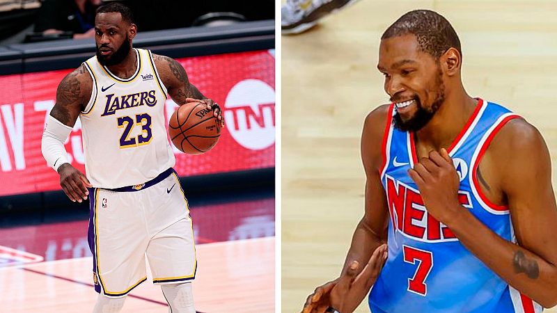 LeBron y Durant lideran a los titulares del All Star