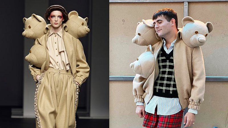 Palomo arrasa con esta chaqueta de ositos, y tiene una bonita historia detrás...