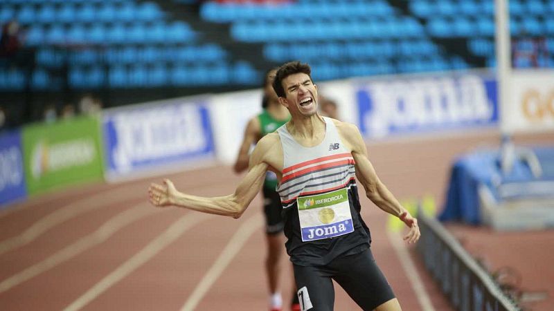 Adel Mechaal y Jesús Gómez triunfan en los 3.000m y 1.500m de los Campeonatos de España
