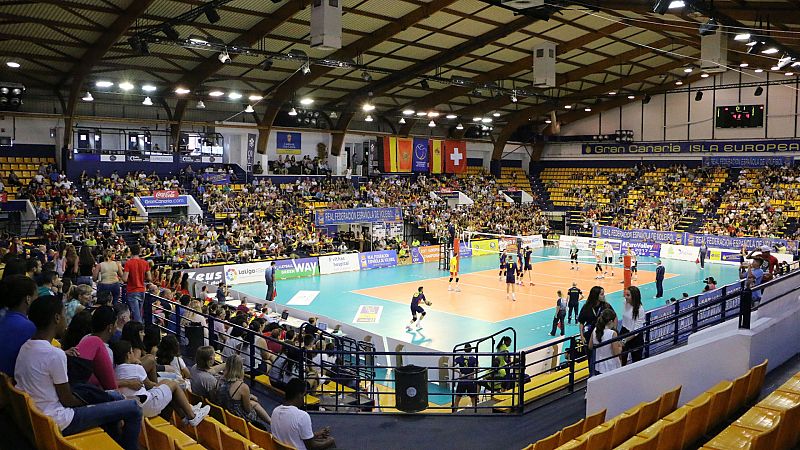 El Centro Insular de Deportes, escenario legendario para el voleibol español