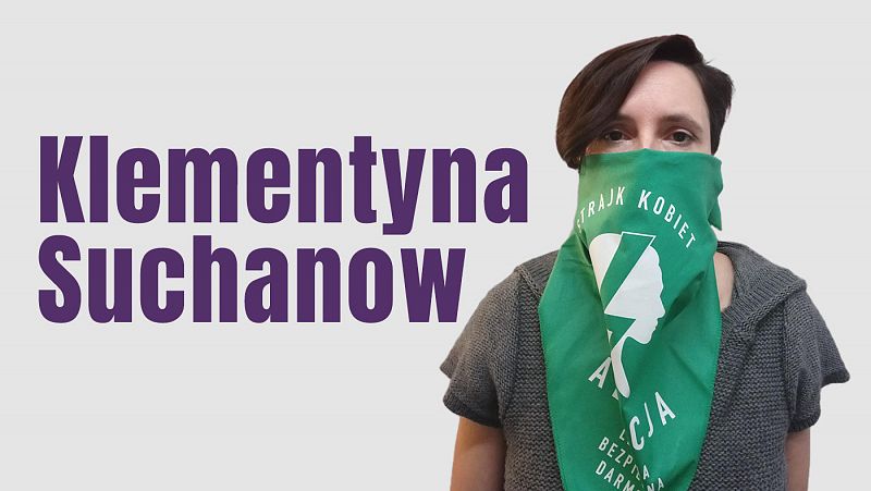 Klementyna Suchanow, líder del movimento feminista en Polonia