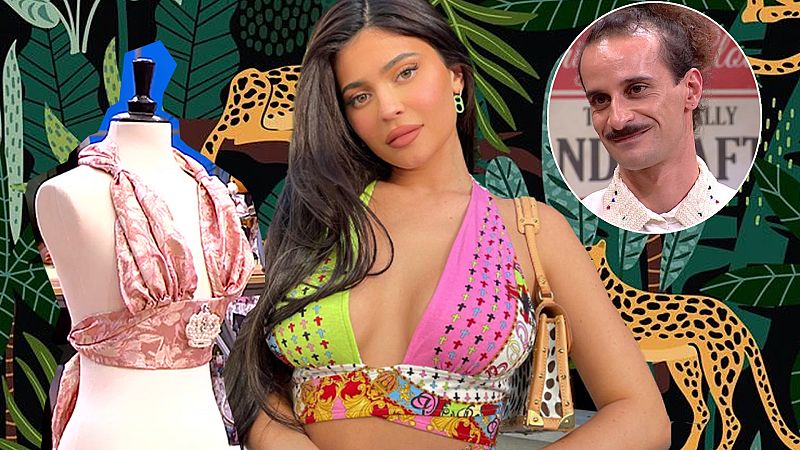 El top de Kylie Jenner que parece hecho por Fermín, y no por Versace