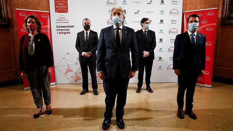 Els empresaris catalans reclamen en un manifest el final de la violència