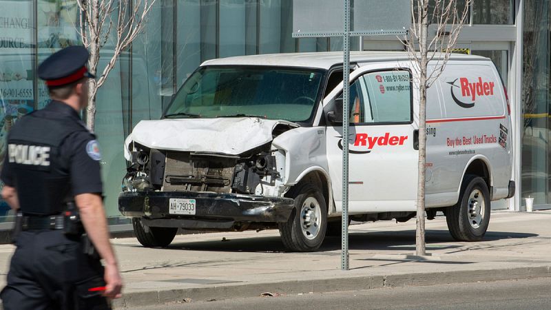 Declarado culpable el autor de un atropello múltiple con diez muertos en Toronto en 2018