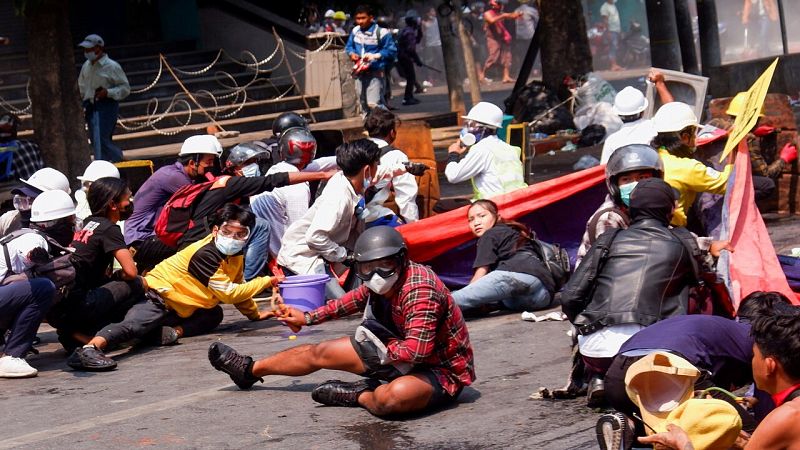 La jornada "más sangrienta" en Birmania tras el golpe deja 38 muertos, según la ONU