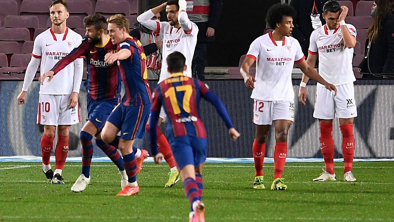 El Barça remonta al Sevilla en la prórroga y se mete en la final de Copa