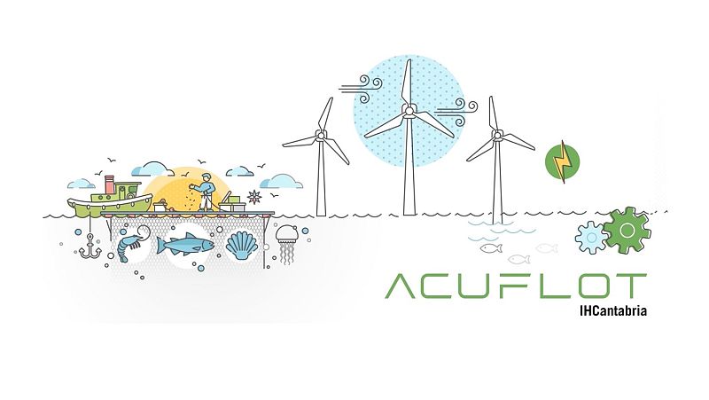 El Instituto de Hidráulica inicia un proyecto de explotaciones de acuicultura y energía eólica flotante