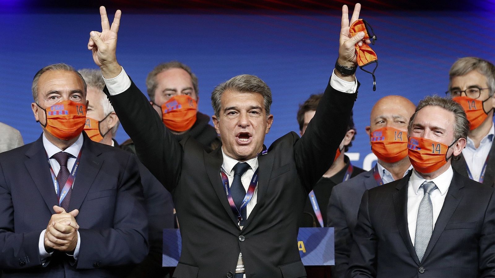 Joan Laporta celebra su elección como presidente del Barça - Informativo 24h | Ver