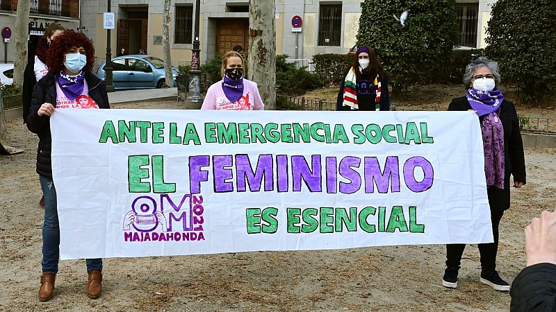 La Comisión del 8M denuncia que la prohibición de las manifestaciones es "un ataque más a las mujeres"