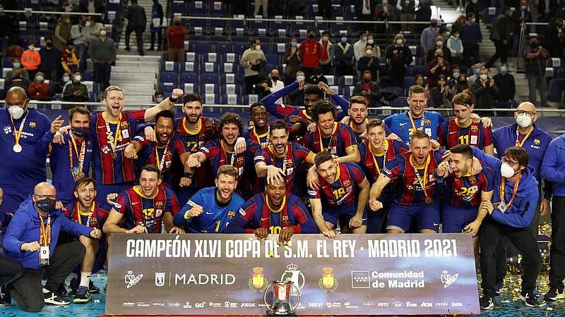 El Barça logra su vigésimo quinto título de Copa de balonmano
