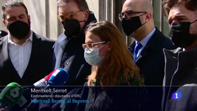 Meritxell Serret torna de Brussel·les i el Suprem la deixa en llibertat