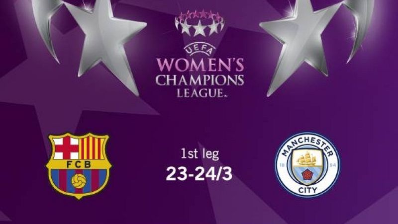 Barcelona y Manchester City se miden en los cuartos de final de la Champions femenina