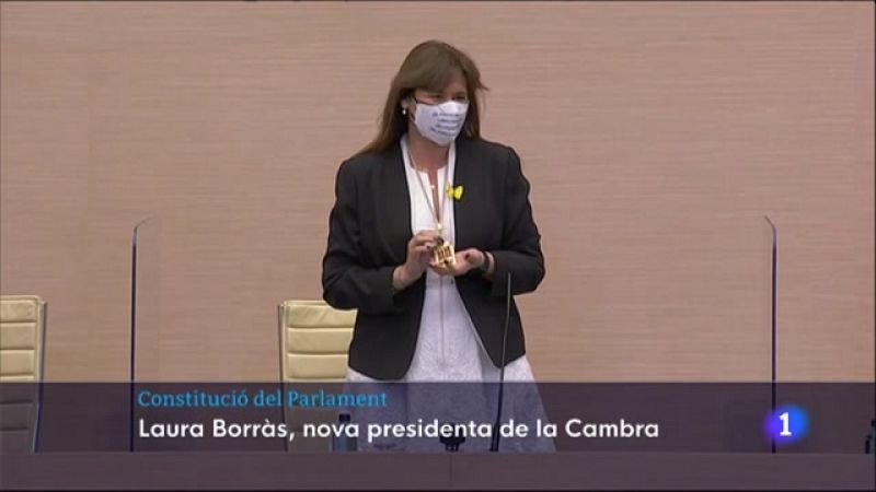 Laura Borràs és proclamada presidenta del Parlament