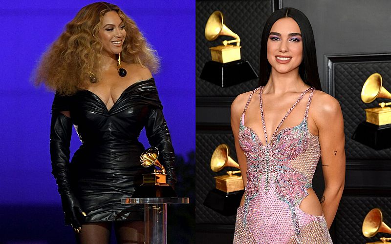 Grammy 2021: Beyoncé y Dua Lipa en la gran batalla de los vestidos, y de los mensajes