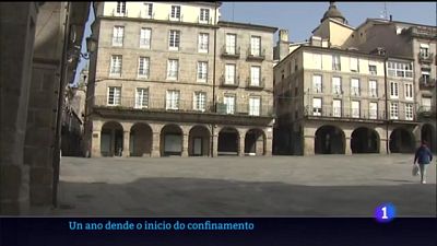 Cúmprese un ano do primeiro estado de alarma, que confinou a poboación nas súas casas